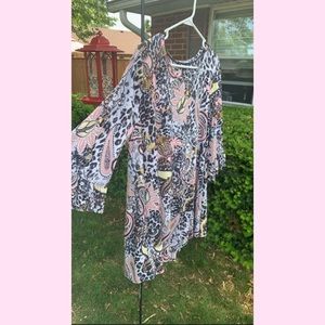 KNOT TOO SHABBY BOUTIQUE || Leopard Paisley Top